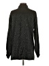 Shein 100% Polyester Animal Print Black Long Sleeve Blouse Size XS - photo 2