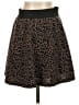 Sanctuary 100% Polyester Animal Print Brown Casual Skirt Size XS - photo 1