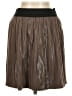 Esley 100% Polyester Metallic Brown Casual Skirt Size S - photo 1
