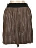 Esley 100% Polyester Metallic Brown Casual Skirt Size S - photo 2