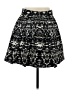 J.Crew 100% Polyester Graphic Black Casual Skirt Size 2 - photo 2