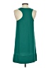 Tildon 100% Polyester Solid Teal Casual Dress Size XS - photo 2