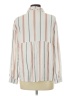 Unbranded Stripes Ivory Long Sleeve Blouse Size L - photo 2