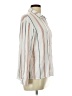 Unbranded Stripes Ivory Long Sleeve Blouse Size L - photo 4