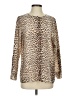 Equipment Animal Print Tan Long Sleeve Blouse Size S - photo 1