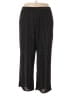 Assorted Brands Metallic Black Casual Pants Size 3X - photo 1