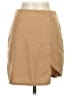 Shein 100% Polyester Solid Tan Casual Skirt Size XS - photo 1