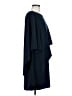 Halston Heritage 100% Polyester Blue Poncho Size 8 - photo 4