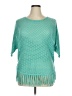NY Collection Teal Poncho Size XL - photo 1