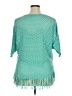 NY Collection Teal Poncho Size XL - photo 2