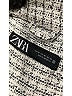 Zara Houndstooth Gray Coat Size XS - photo 6