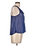 Fire Los Angeles 100% Polyester Blue Sleeveless Blouse Size L - photo 4