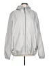 Calvin Klein 100% Polyester Solid Silver Windbreaker Size L - photo 1
