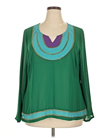 M by Marc Bouwer 3/4 Sleeve Blouse (view 1)