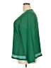 M by Marc Bouwer 100% Polyester Green 3/4 Sleeve Blouse Size XL - photo 5
