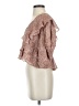 The Kooples Brown Short Sleeve Blouse Size Sm (1) - photo 5