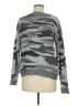 Crew Knit Wear Camo Gray Pullover Sweater Size M - photo 2