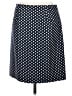 Talbots Polka Dots Blue Casual Skirt Size 6 - photo 2