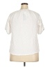 Adrienne Vittadini 100% Polyester Ivory Short Sleeve Blouse Size XL - photo 2