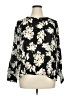 Maurices 100% Polyester Black 3/4 Sleeve Blouse Size XL - photo 1