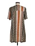 BCBGeneration Print Multi Color Brown Casual Dress Size M - photo 2