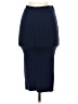 Pure Navy Solid Blue Formal Skirt Size S - photo 2