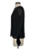 Intermix 100% Silk Polka Dots Black Long Sleeve Silk Top Size S - photo 5