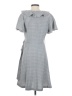 DKNY Checkered-gingham Gray Casual Dress Size 4 - photo 2
