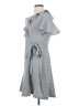 DKNY Checkered-gingham Gray Casual Dress Size 4 - photo 5