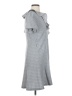 DKNY Checkered-gingham Gray Casual Dress Size 4 - photo 4