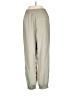Zara 100% Polyester Solid Gray Casual Pants Size S - photo 2