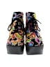 Assorted Brands Paisley Black Ankle Boots Size 7 1/2 - photo 2