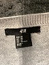 H&M 100% Cotton Silver Pullover Sweater Size XS - photo 7
