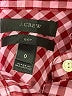 J.Crew Checkered-gingham Burgundy Long Sleeve Button-Down Shirt Size 0 - photo 7