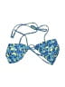 Shein Print Blue Swimsuit Top Size M - photo 1