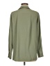 Topshop 100% Polyester Solid Green Long Sleeve Blouse Size 8 - photo 2