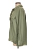 Topshop 100% Polyester Solid Green Long Sleeve Blouse Size 8 - photo 5