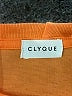 CLYQUE 100% Cotton Orange Bodysuit Size S - photo 3
