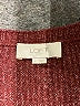 Ann Taylor LOFT Outlet Stripes Burgundy Pullover Sweater Size L - photo 7