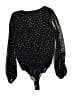 All in Favor 100% Polyester Stars Black Bodysuit Size M - photo 2