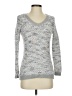 LC Lauren Conrad Tweed Silver Pullover Sweater Size XS - photo 1