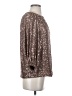 Vince Camuto Metallic Silver 3/4 Sleeve Blouse Size XS - photo 4