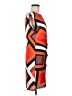 Ann Taylor 100% Polyester Graphic Orange Cocktail Dress Size XS - photo 4