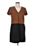 1.State Color Block Brown Casual Dress Size M - photo 1