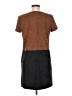 1.State Color Block Brown Casual Dress Size M - photo 2