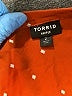 Torrid 100% Rayon Polka Dots Red 3/4 Sleeve Blouse Size 2X Plus (2) - photo 4