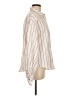 Shein Stripes Ivory 3/4 Sleeve Blouse Size L - photo 4