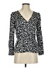 J.Crew 100% Polyester Black Long Sleeve Blouse Size 4 - photo 1