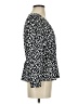 J.Crew 100% Polyester Black Long Sleeve Blouse Size 4 - photo 4