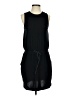 Lou & Grey Solid Black Casual Dress Size S - photo 1